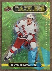 2021-22 Upper Deck Series 1 Dazzlers Green #DZ-10 Teuvo Teravainen